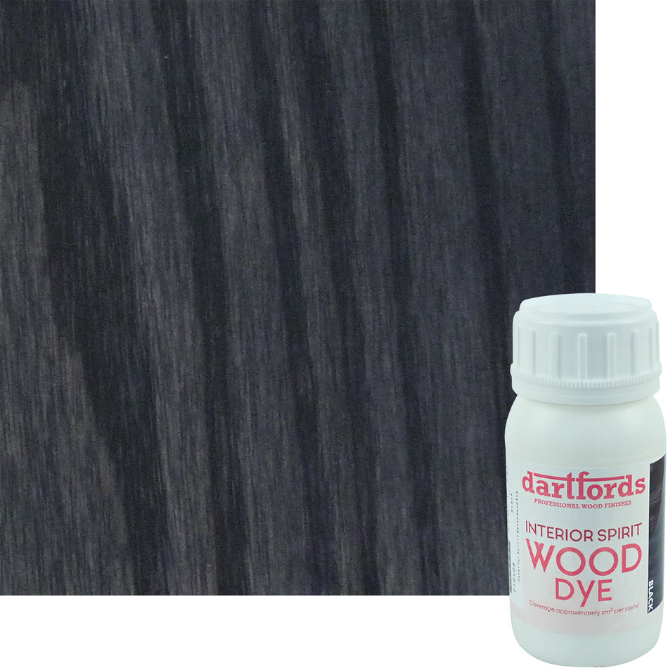 Black Interior Spirit Based Wood Dye