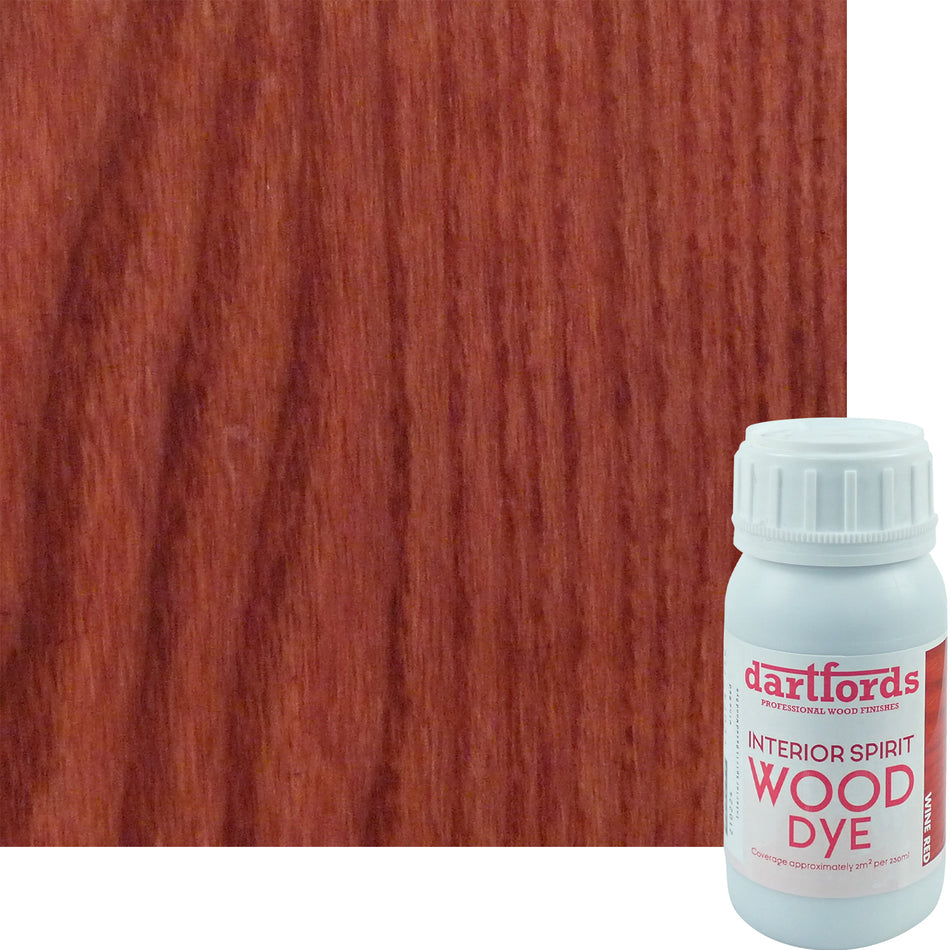 Wine Red Interior Spirit Based Wood Dye