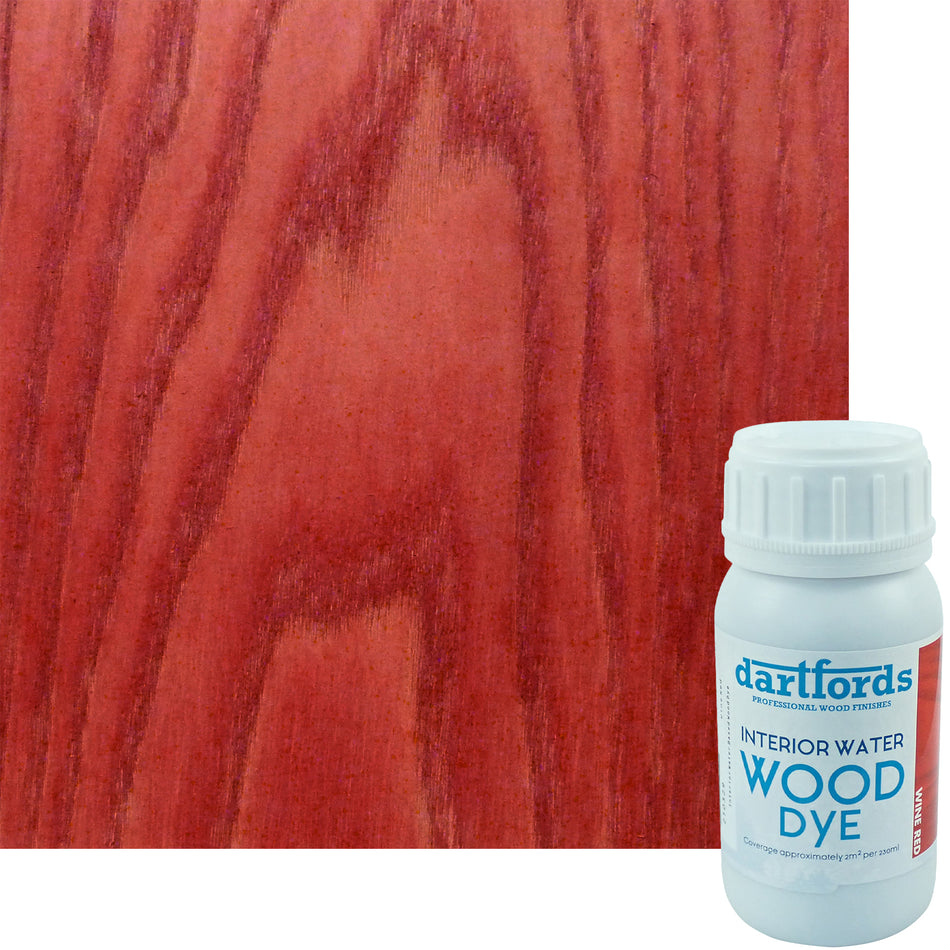 Wine Red Interior Water Based Wood Dye