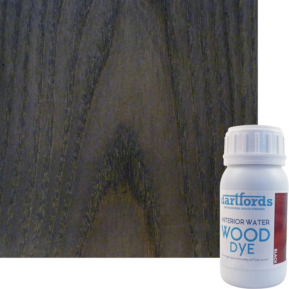 Black Interior Water Based Wood Dye