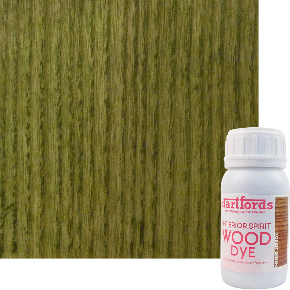 Forest Green Interior Spirit Based Wood Dye