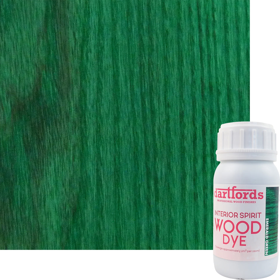 Emerald Green Interior Spirit Based Wood Dye