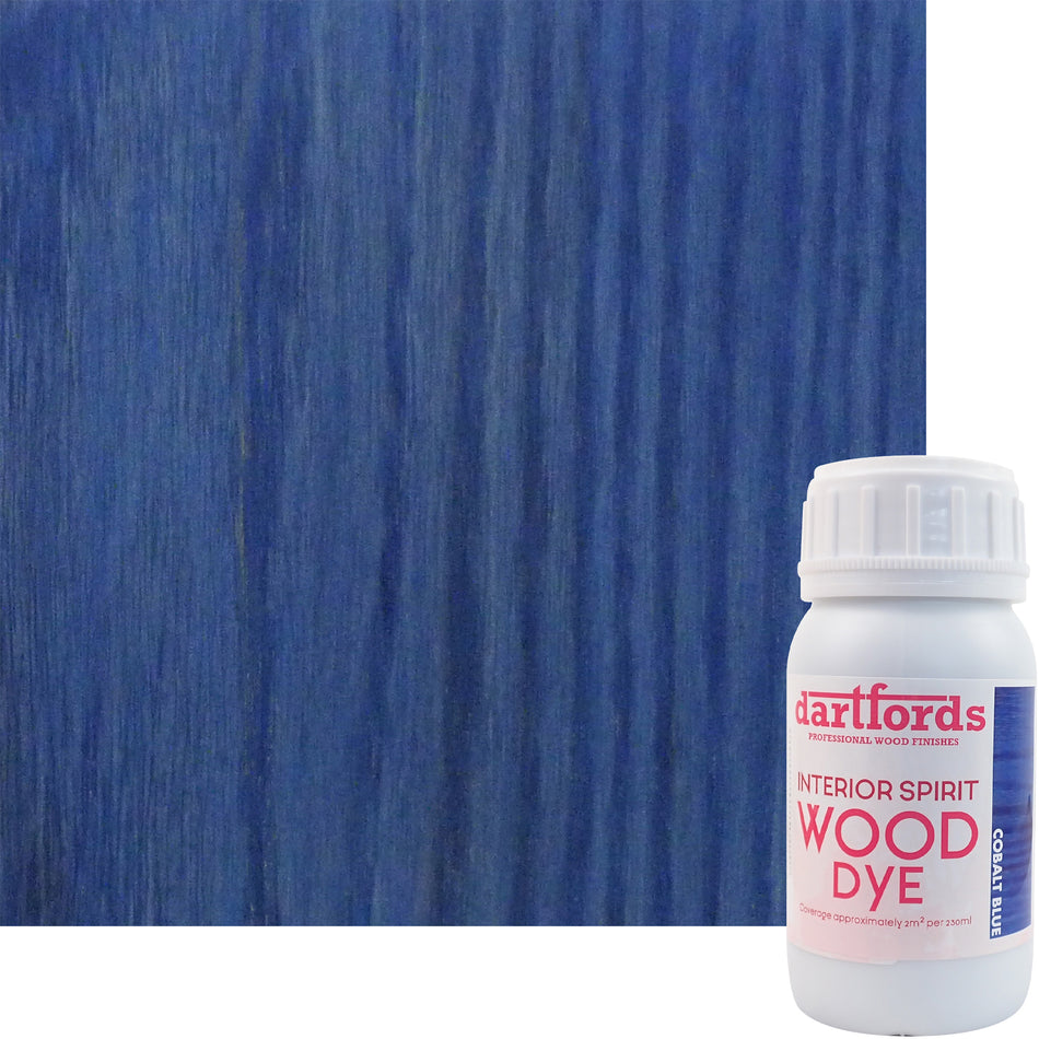 Cobalt Blue Interior Spirit Based Wood Dye