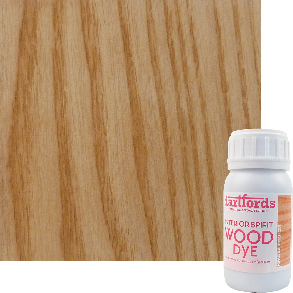 Lightest Brown Interior Spirit Based Wood Dye