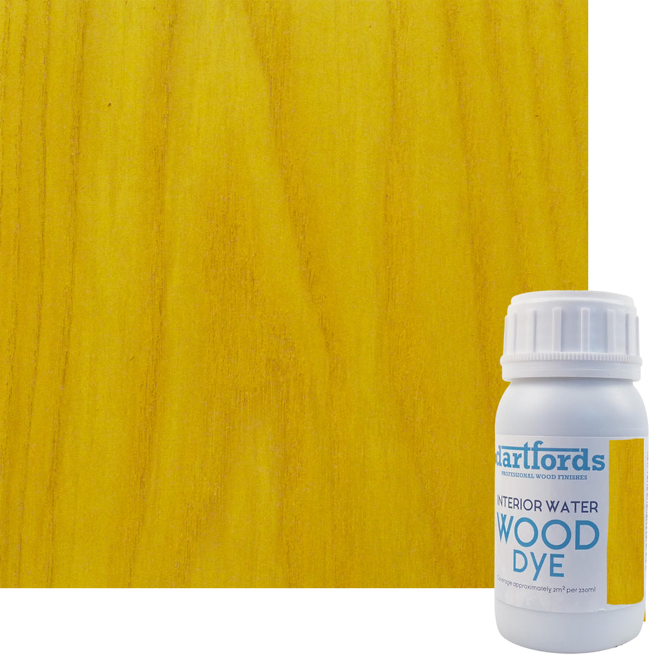 Yellow Interior Water Based Wood Dye