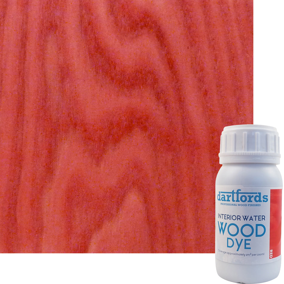 Red Interior Water Based Wood Dye