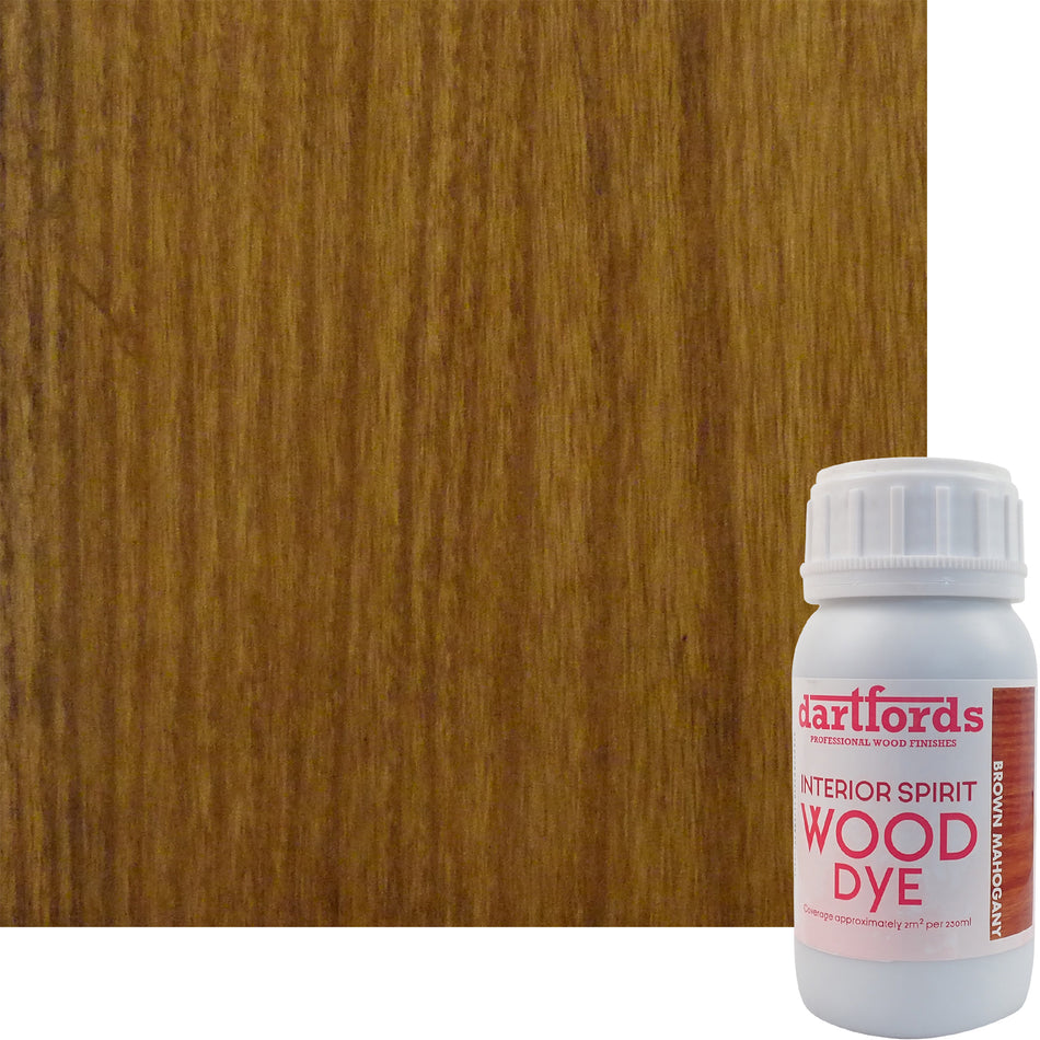 Brown Mahogany Interior Spirit Based Wood Dye