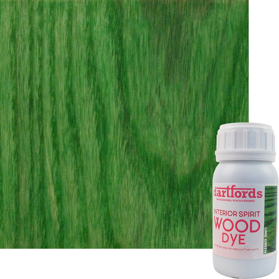Lime Green Interior Spirit Based Wood Dye