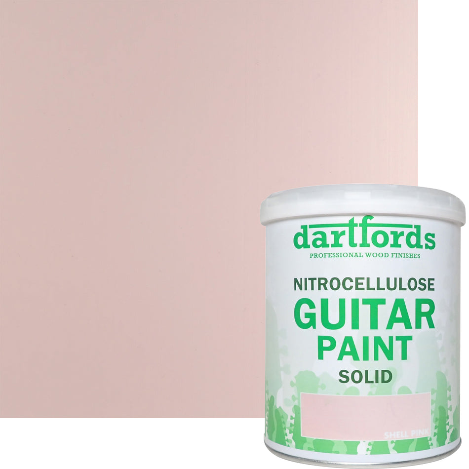 Shell Pink Nitrocellulose Guitar Paint for Spray Guns