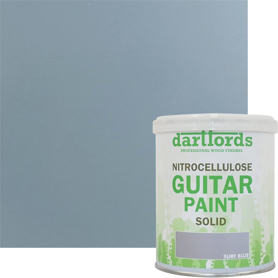 Surf Blue Nitrocellulose Guitar Paint for Spray Guns