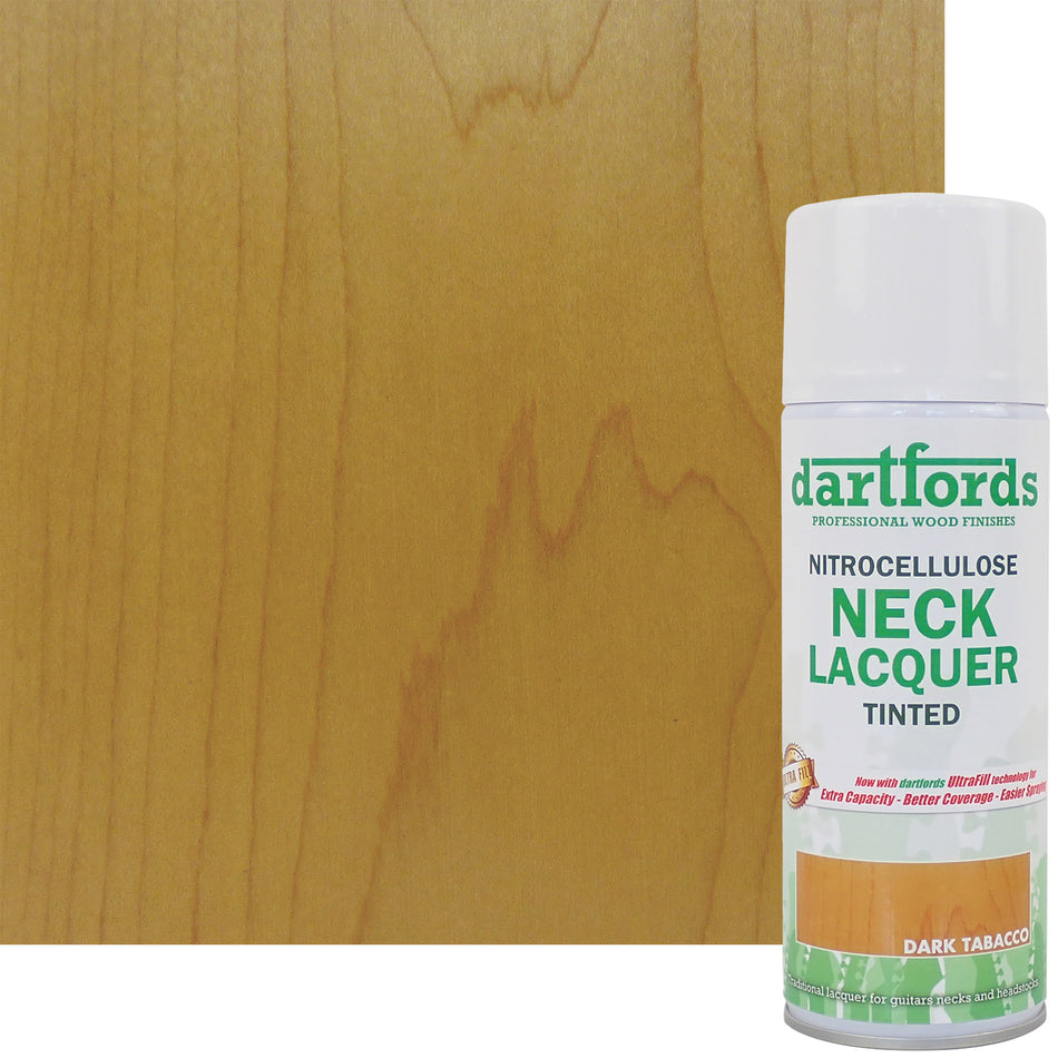 Dark Tobacco Nitrocellulose Guitar Neck Lacquer - 400ml Aerosol