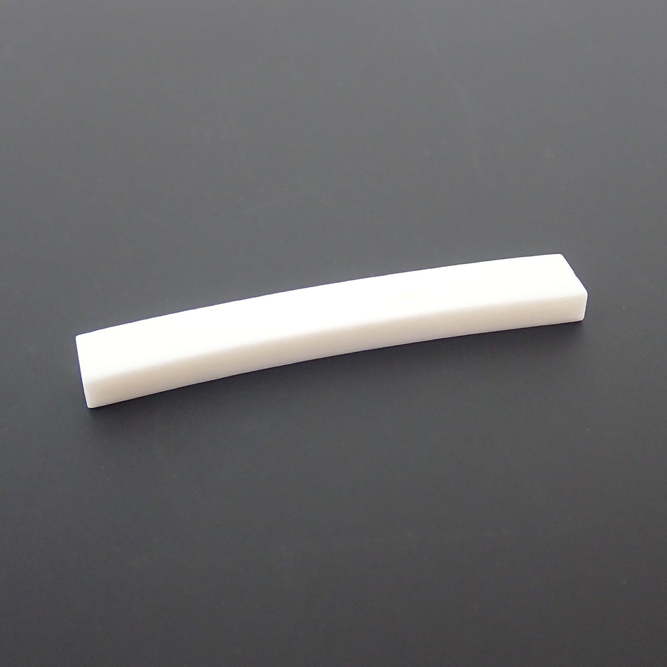 BN9 Bone Curved Top, Curved Bottom Nut - 44x6x3.2mm
