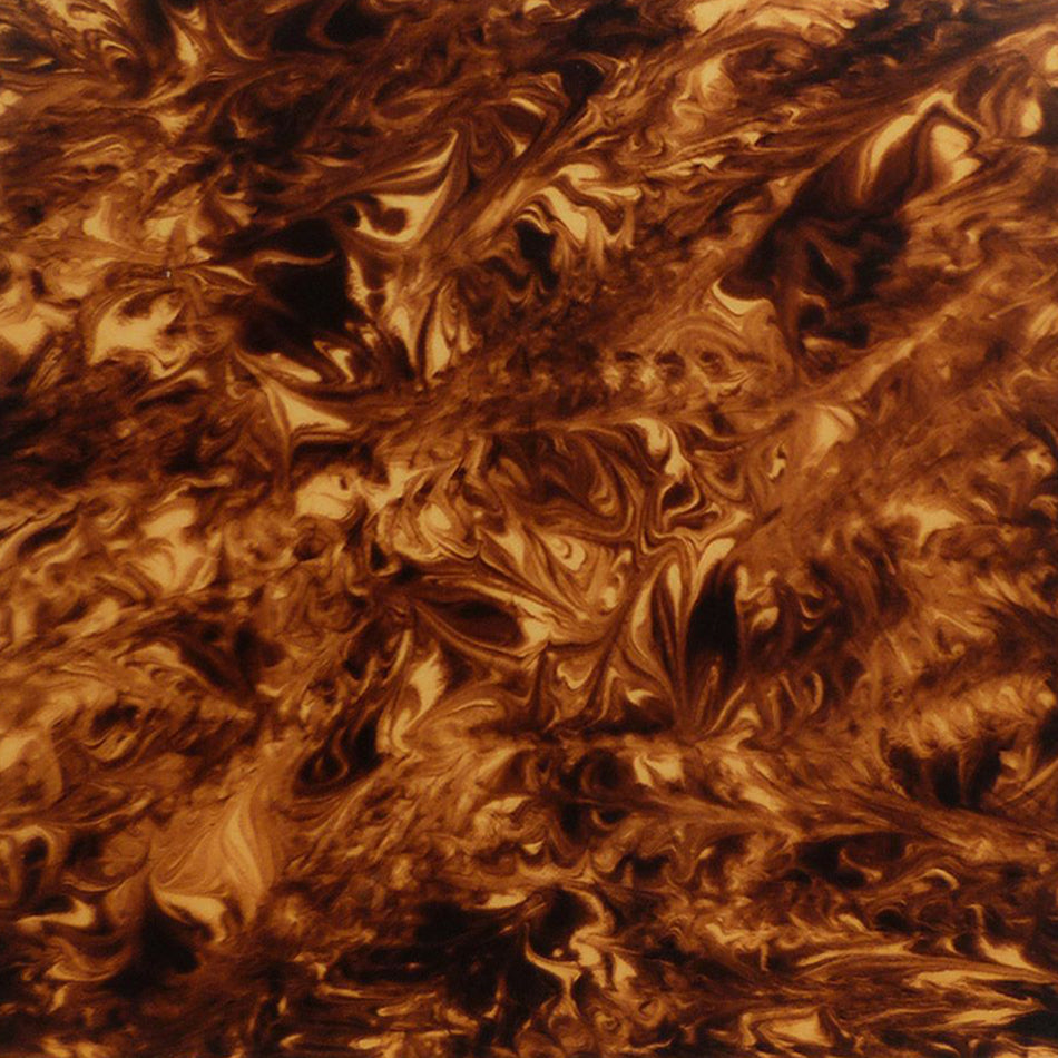 Brown Tortoiseshell PVC Acoustic Guitar Pickguard Sheet - 290x180x0.5mm, Adhesive Backing