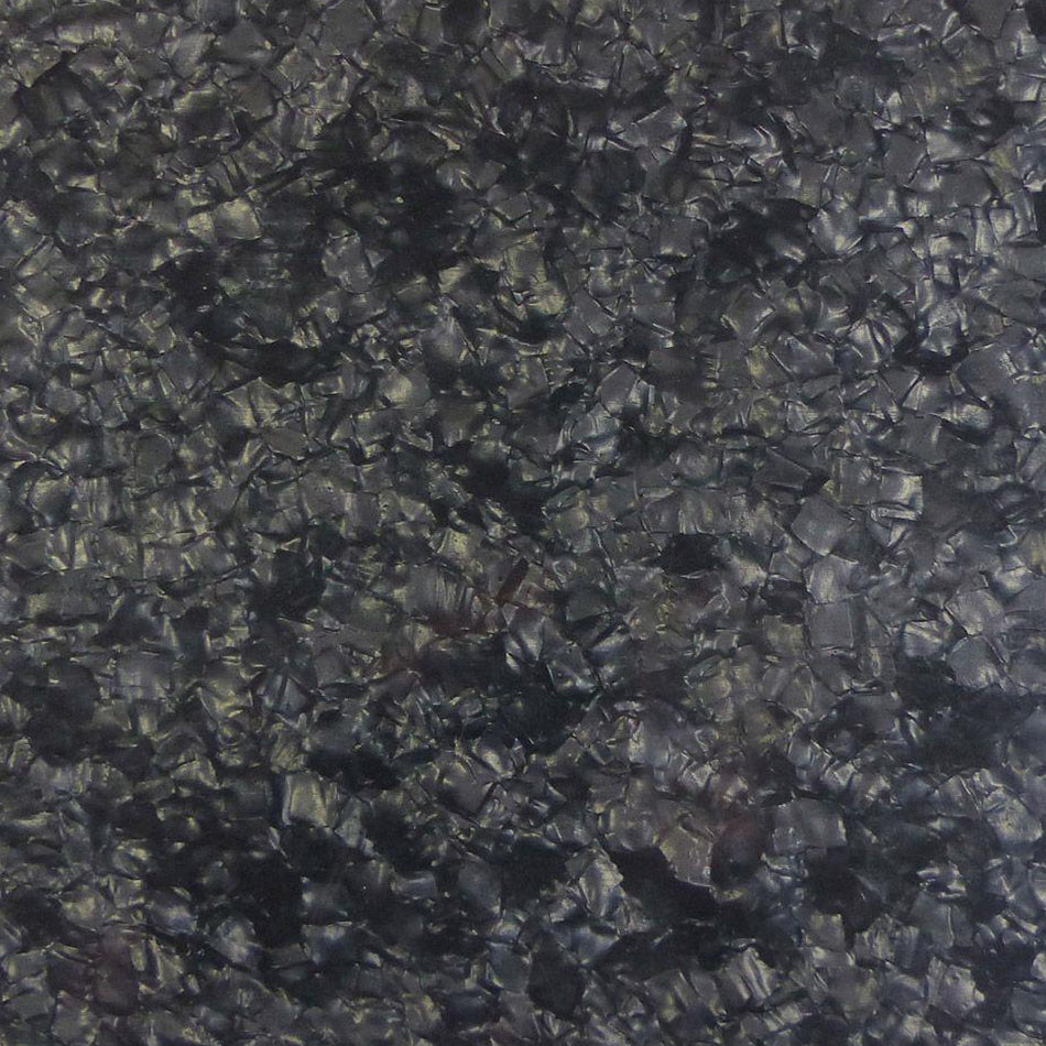 Black Pearloid PVC Electric Guitar Pickguard Sheet - 430x290x2.5mm, 4-Ply
