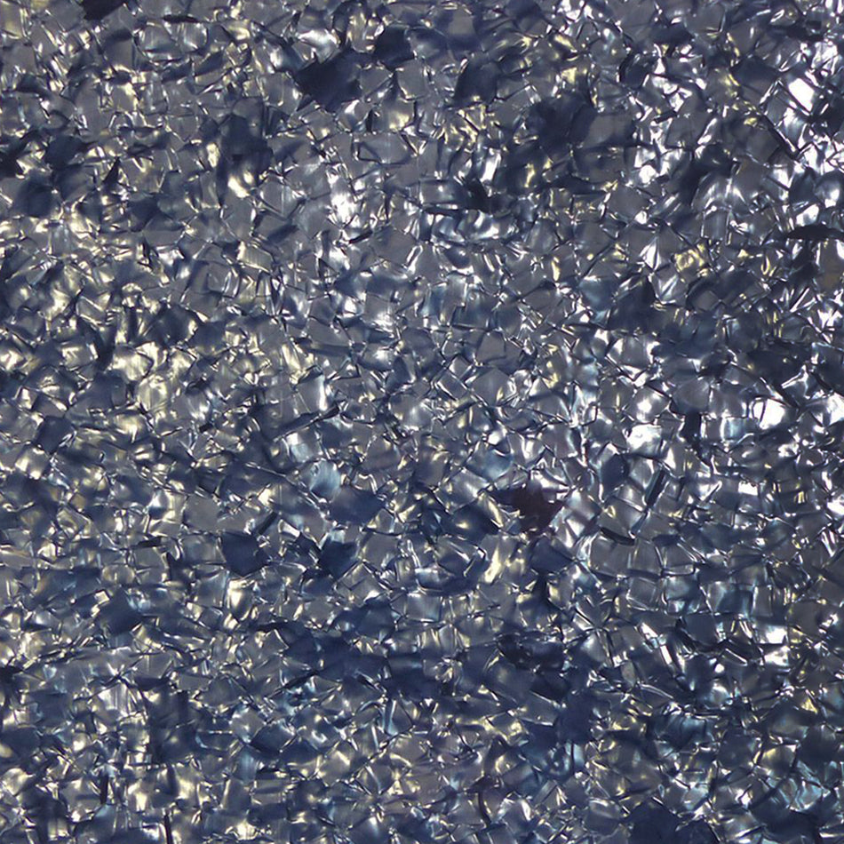 Grey Pearloid PVC Electric Guitar Pickguard Sheet - 430x290x2.5mm, 4-Ply