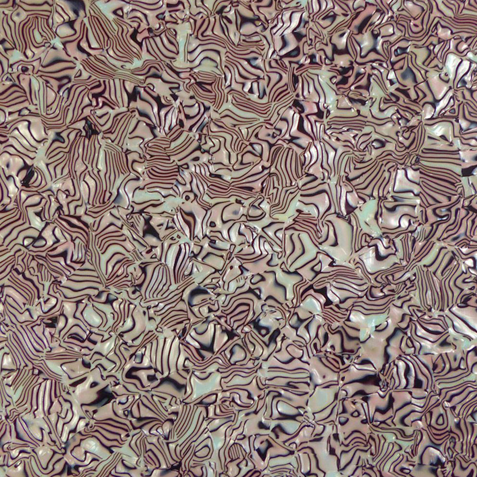 Bronze Shell PVC Electric Guitar Pickguard Sheet - 430x290x2.5mm, 4-Ply