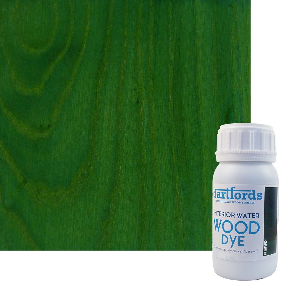 Green Interior Water Based Wood Dye
