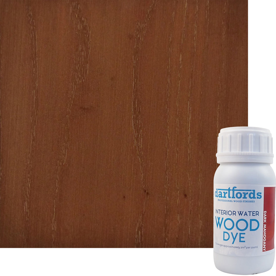 Dark Mahogany Interior Water Based Wood Dye