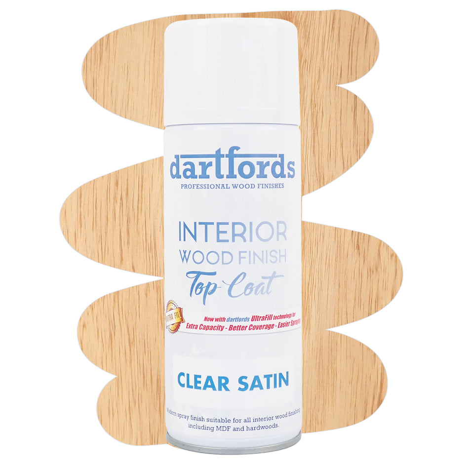 Satin Clear Interior Wood Finish - 400ml Aerosol