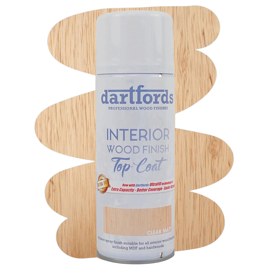 Matt Clear Interior Wood Finish - 400ml Aerosol