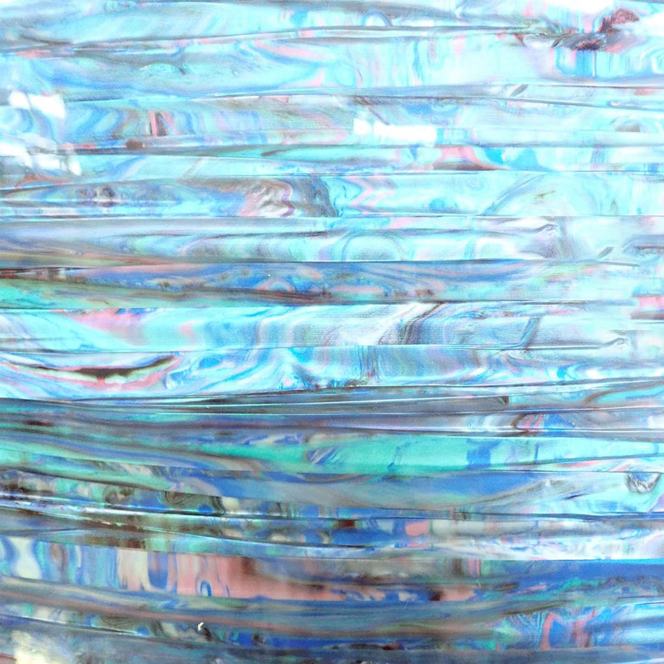Abalone Striped Pearl Celluloid Sheet - 1600x700x0.17mm