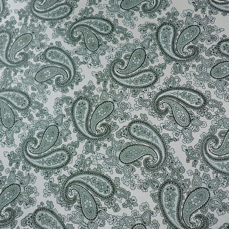 Silver Backed Black Paisley Paper Guitar Body Decal - 690x480mm