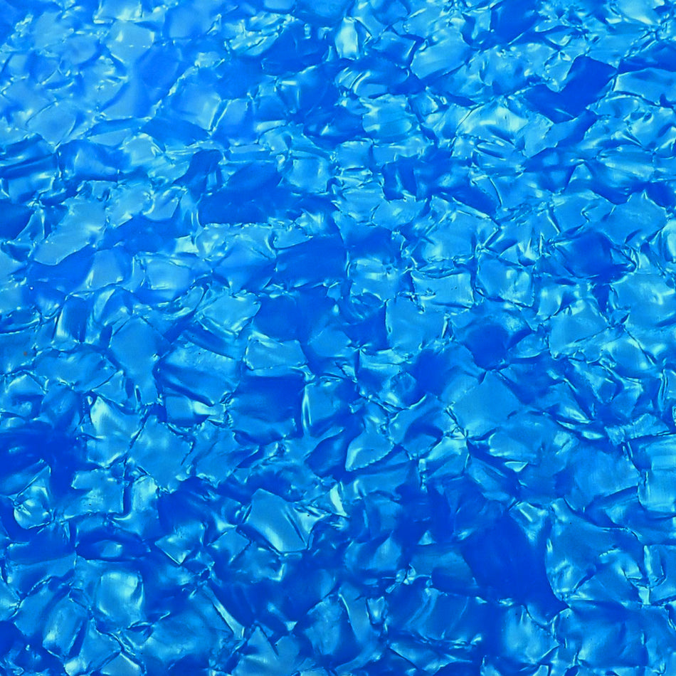 Blue Pearloid Celluloid Drum Wrap - 1600x700x0.5mm