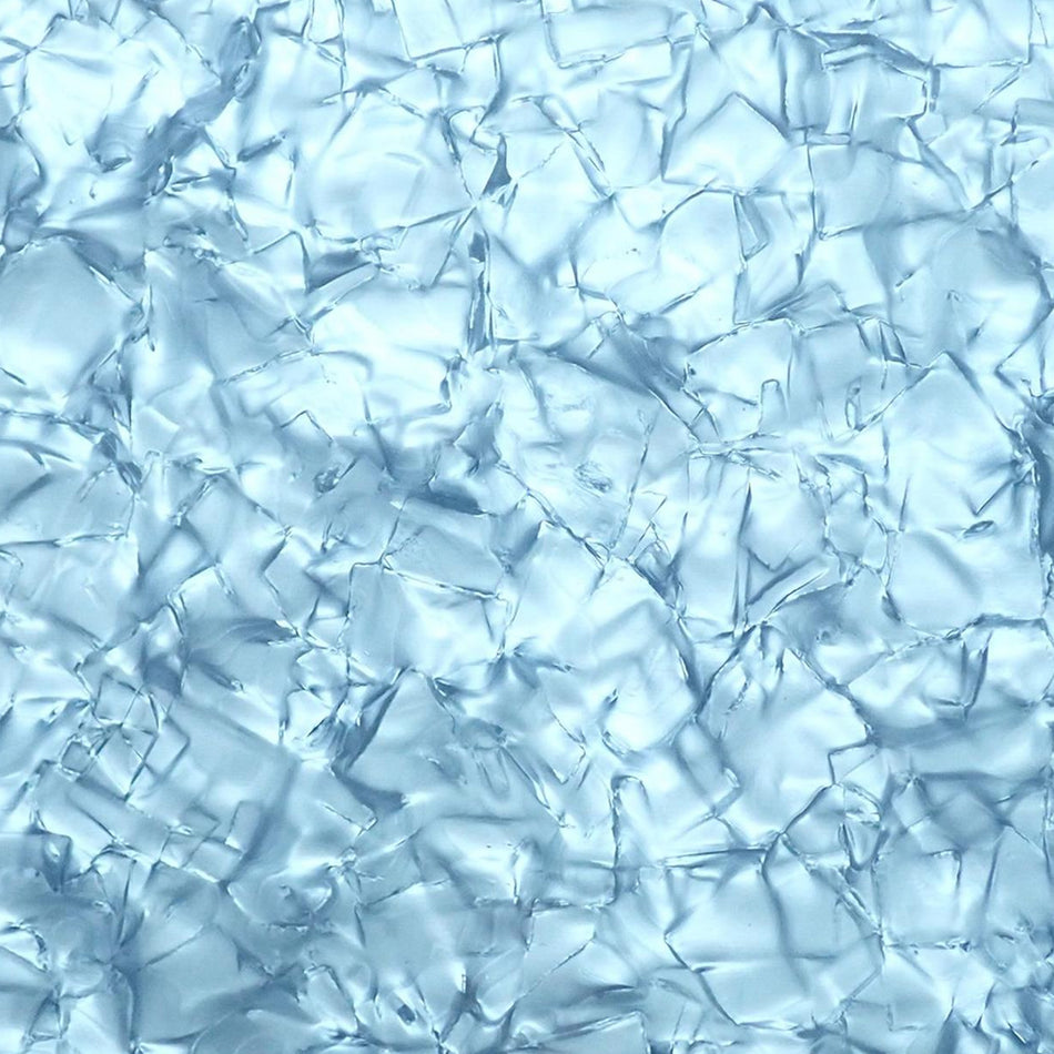 Grey Large Pearloid Celluloid Drum Wrap - 1600x700x0.5mm