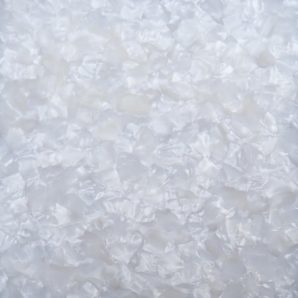 White Pearloid Celluloid Drum Wrap - 1600x700x0.5mm