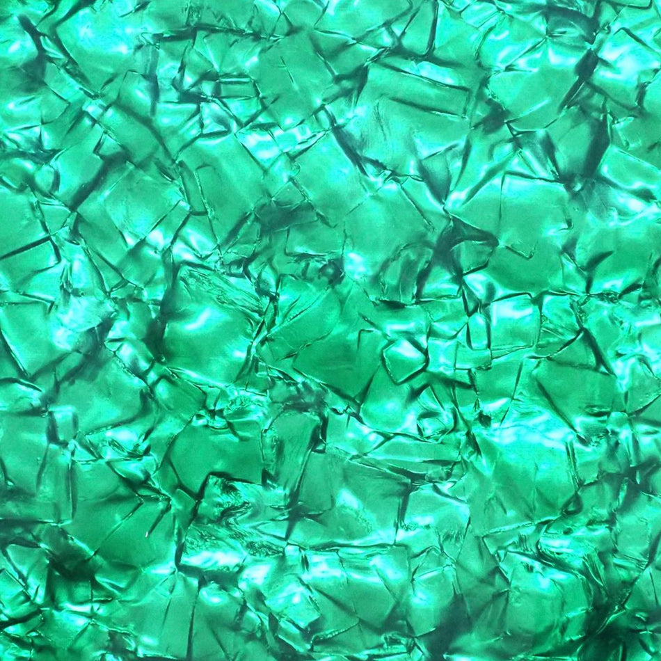 Green Large Pearloid Celluloid Drum Wrap - 1600x700x0.5mm
