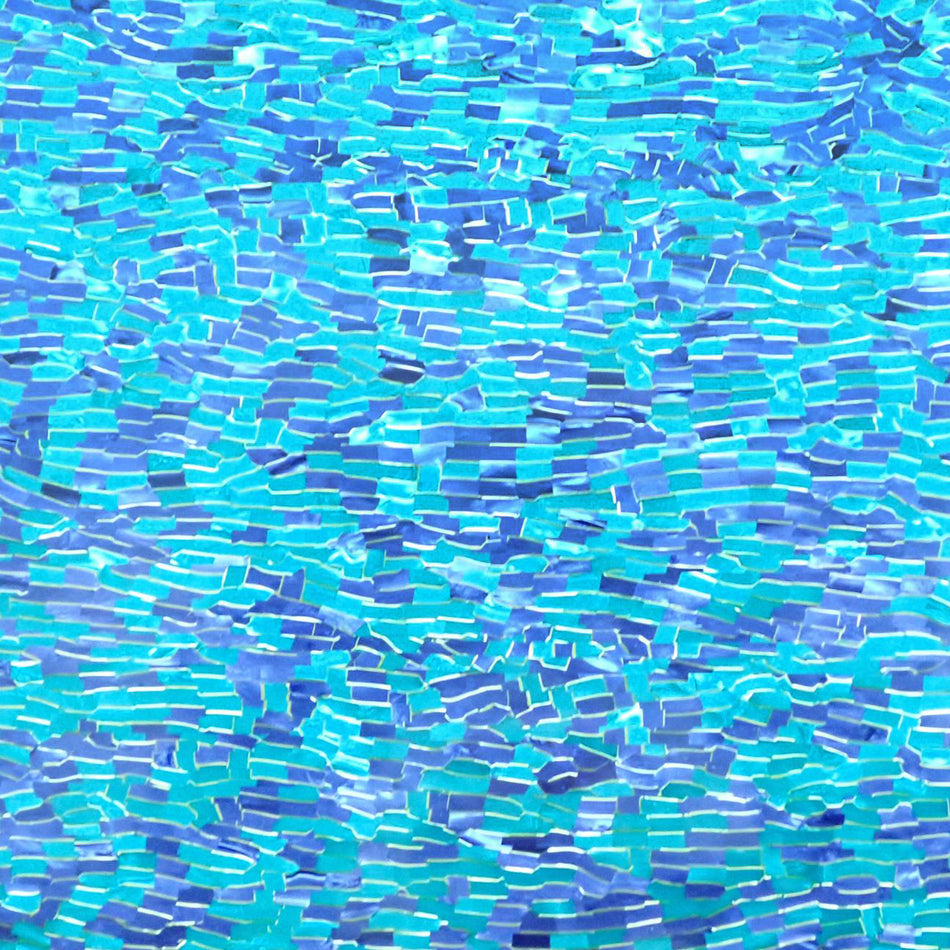 Green and Purple Confetti Celluloid Drum Wrap - 1600x700x0.5mm