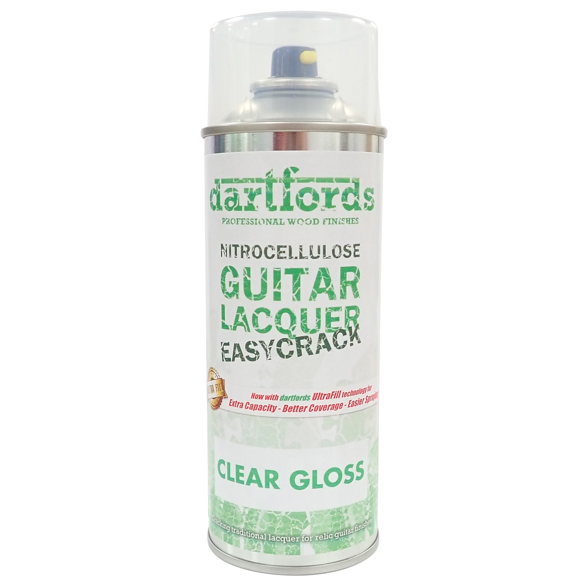 Gloss Clear Easycrack Nitrocellulose Guitar Lacquer - 400ml