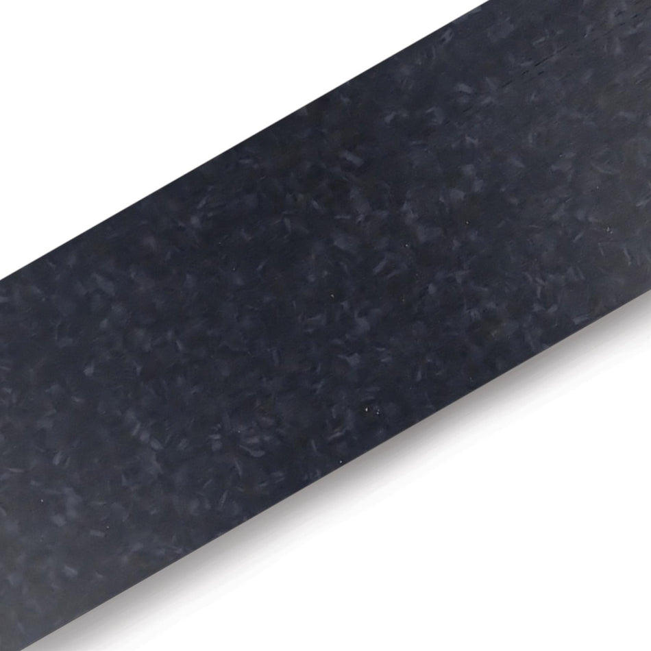 Black Combed Pearloid Cellulose Acetate Sheet, 20mm Thick