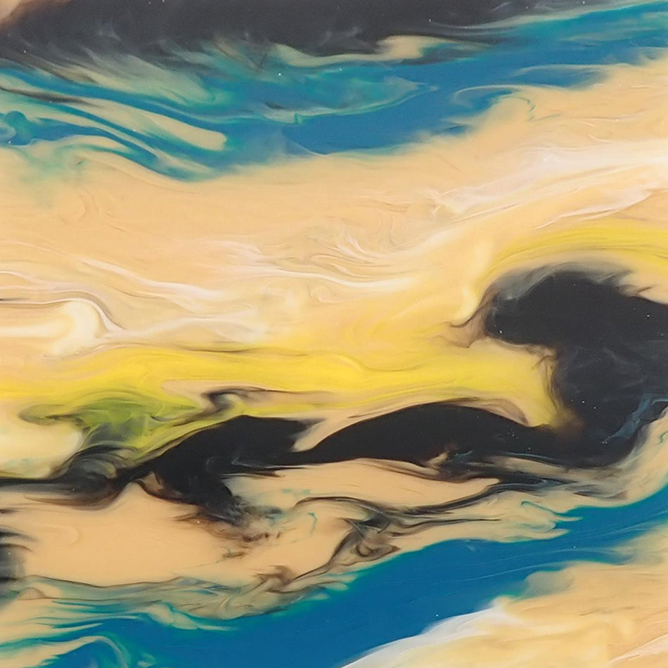 Mixed Yellow Smoky Cast Acrylic Sheet (3mm thick)