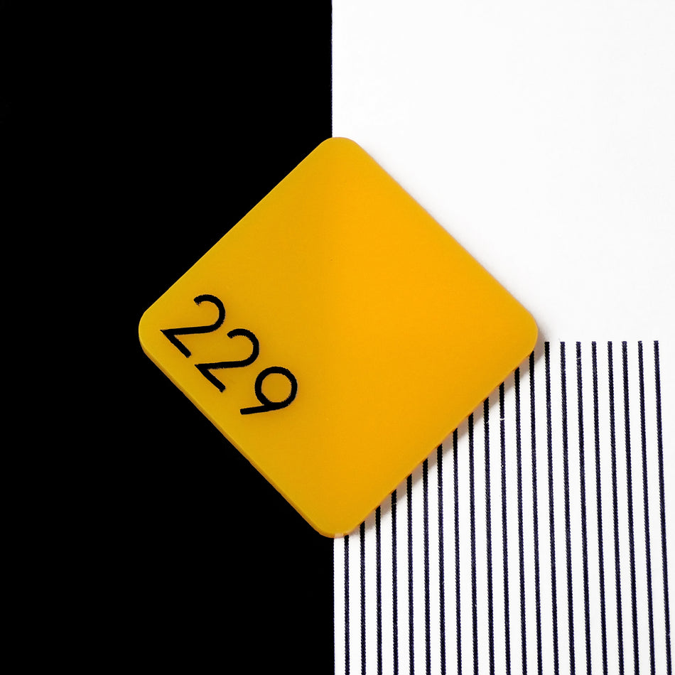 229 Yellow Cast Acrylic Sheet