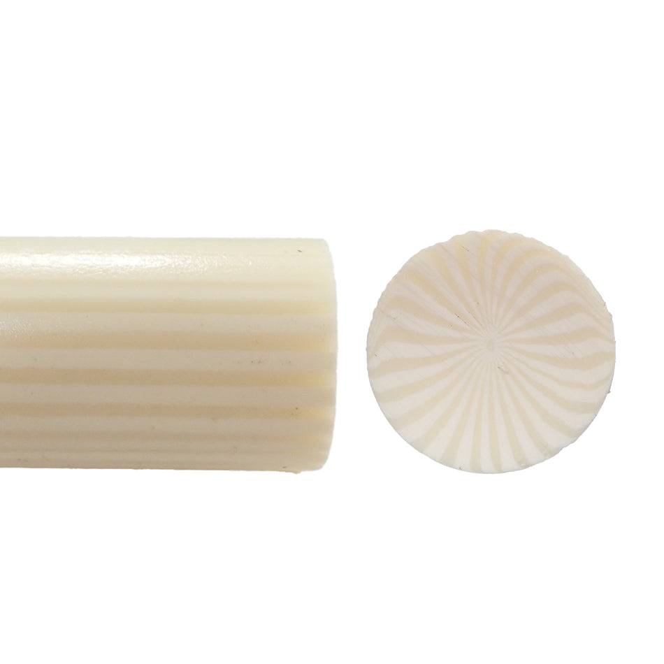 Ivory Grained Polyester Turning Blank