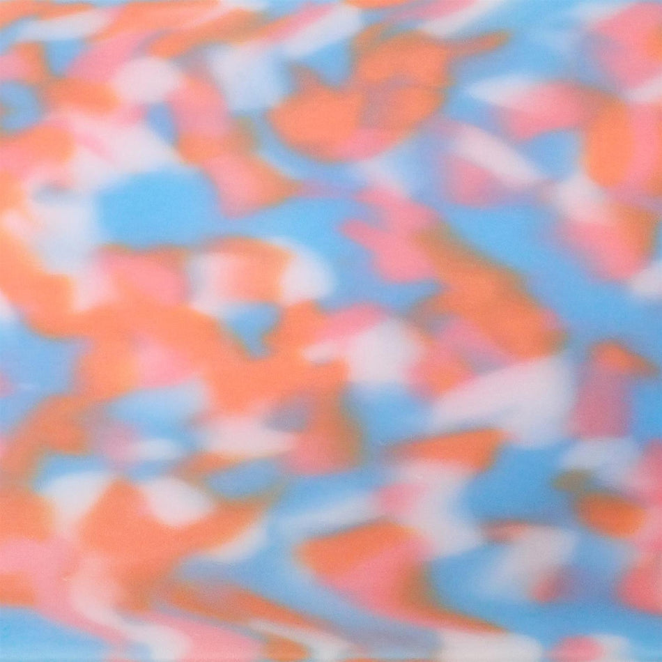 Blue and Pink Large Calico Cellulose Acetate Sheet, 20mm Thick