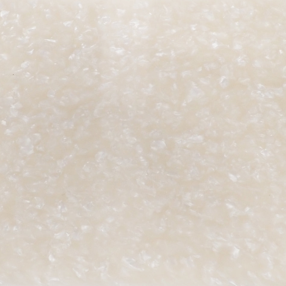 White Pearloid Cellulose Acetate Sheet, 2mm Thick