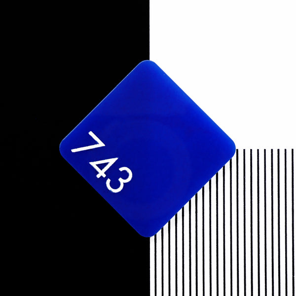 743 Blue Cast Acrylic Sheet