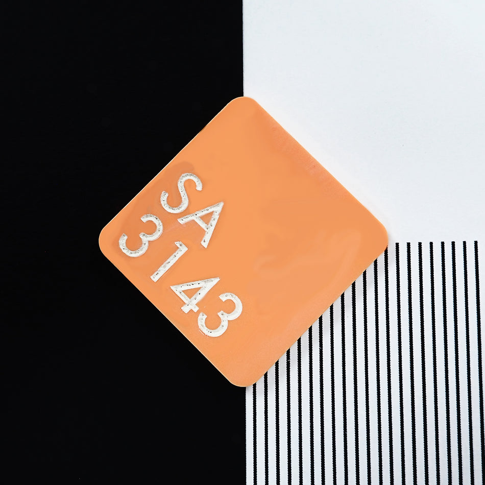 SA 3143 Sweet Pastels Orange Fizz Cast Acrylic Sheet