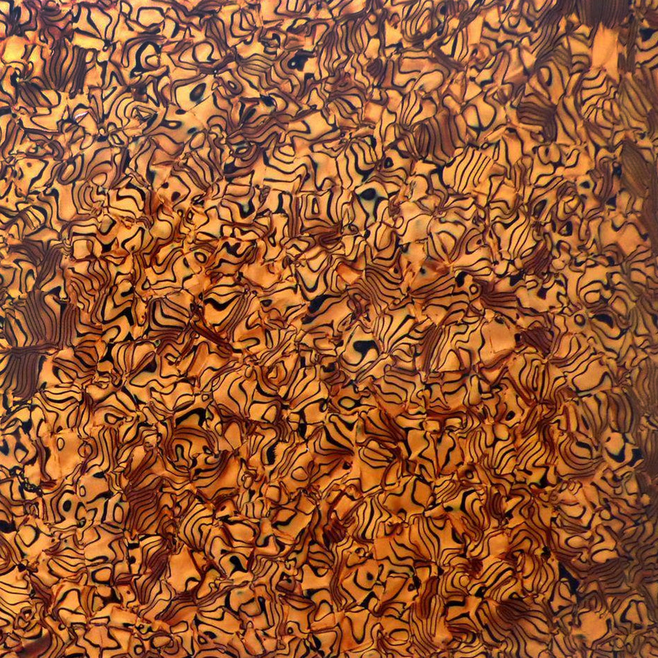 Brown Tiger Shell Celluloid Sheet