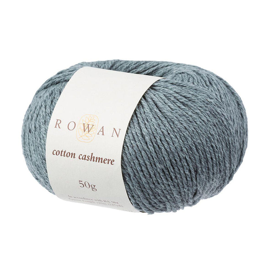 Cotton Cashmere Dark Olive 218 85% Cotton 15% Cashmere Yarn - 50g