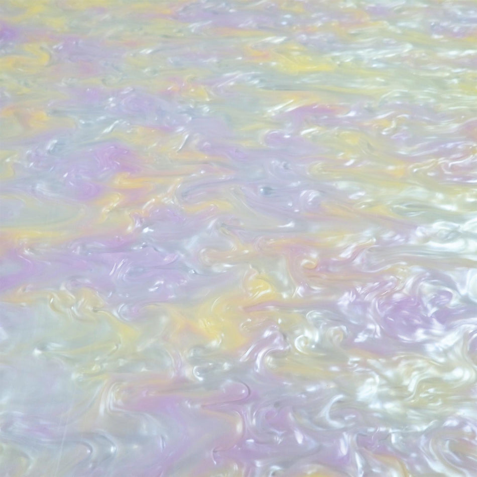 Yellow, Purple Pearl Acrylic Sheet - 300x250x3mm