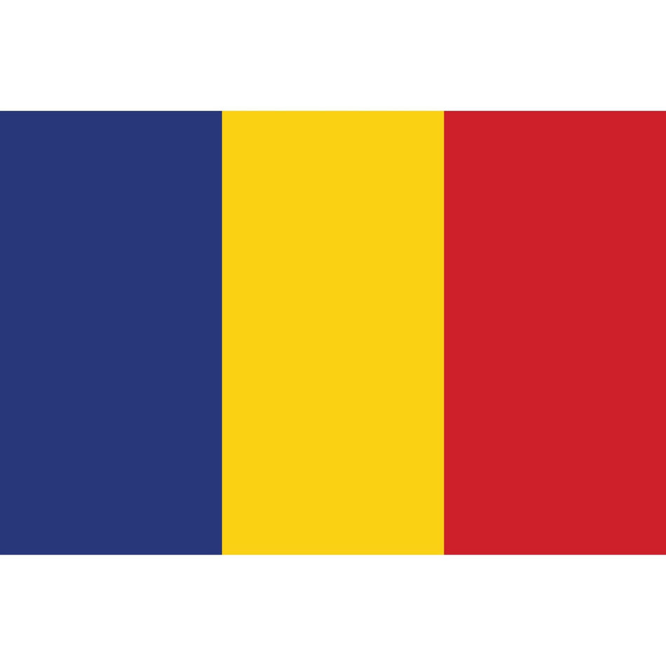 Romania Flag Waterslide Decal