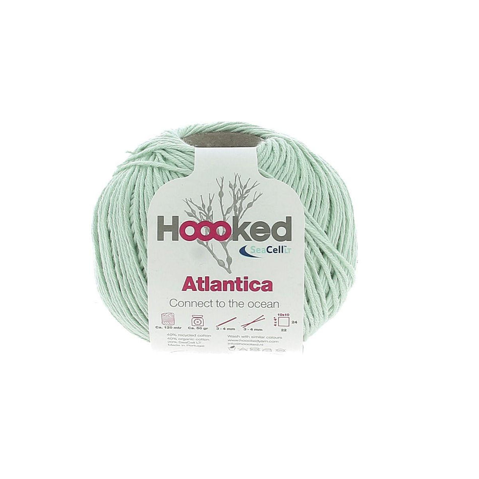 AT11 Atlantica Caribbean Mint Seacell Cotton Yarn - 120M, 50g