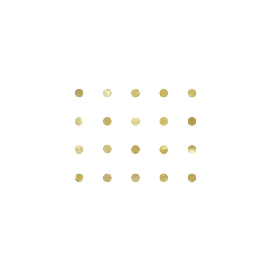 Cream Pearloid Celluloid Dot Inlays - 6mm, Pack of 20, Circle