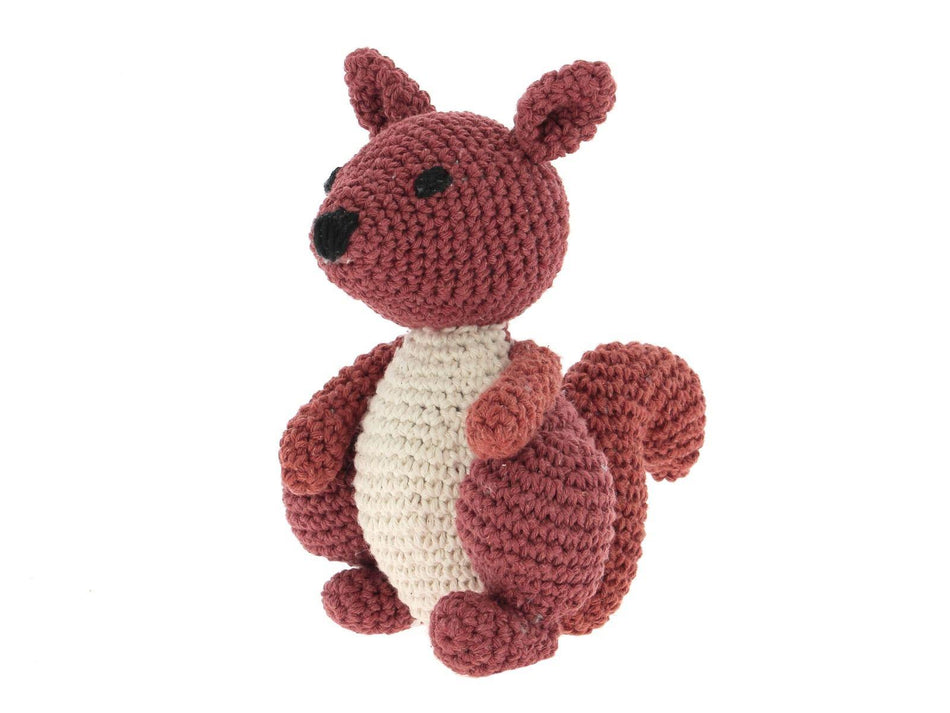 PAK237 Eco Barbante Milano Brick Cotton Squirrel Suzy Crochet Amigurumi Kit