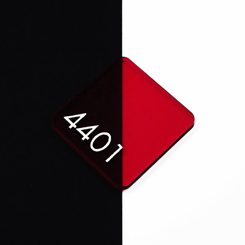 4401 Transparent Red Cast Acrylic Sheet