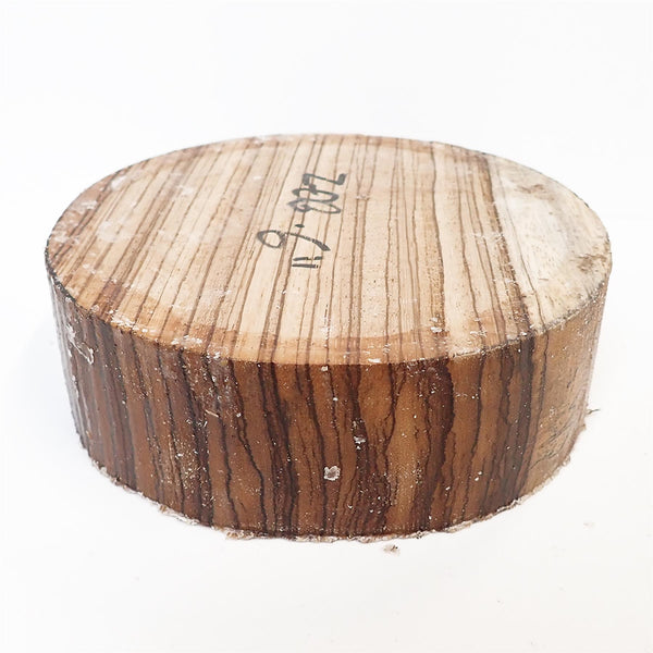 Zebrano Bowl Turning Blank, 2" Thick