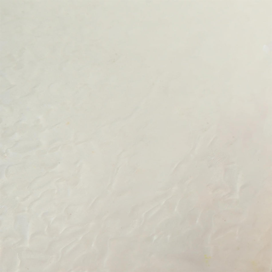 White Crackle Casein (Galalith) Sheet - 500x400x4mm